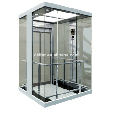 800kg observation elevator with small machine room